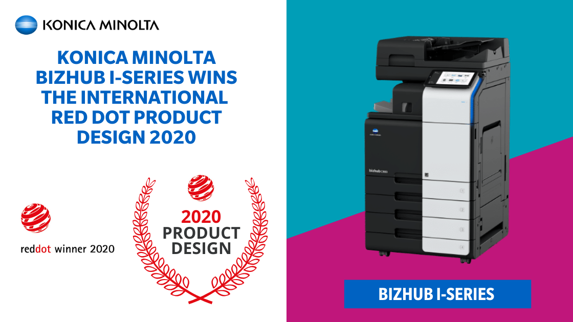 Konica Minolta Bizhub i-series Wins The International Red Dot Product Desgin 2020