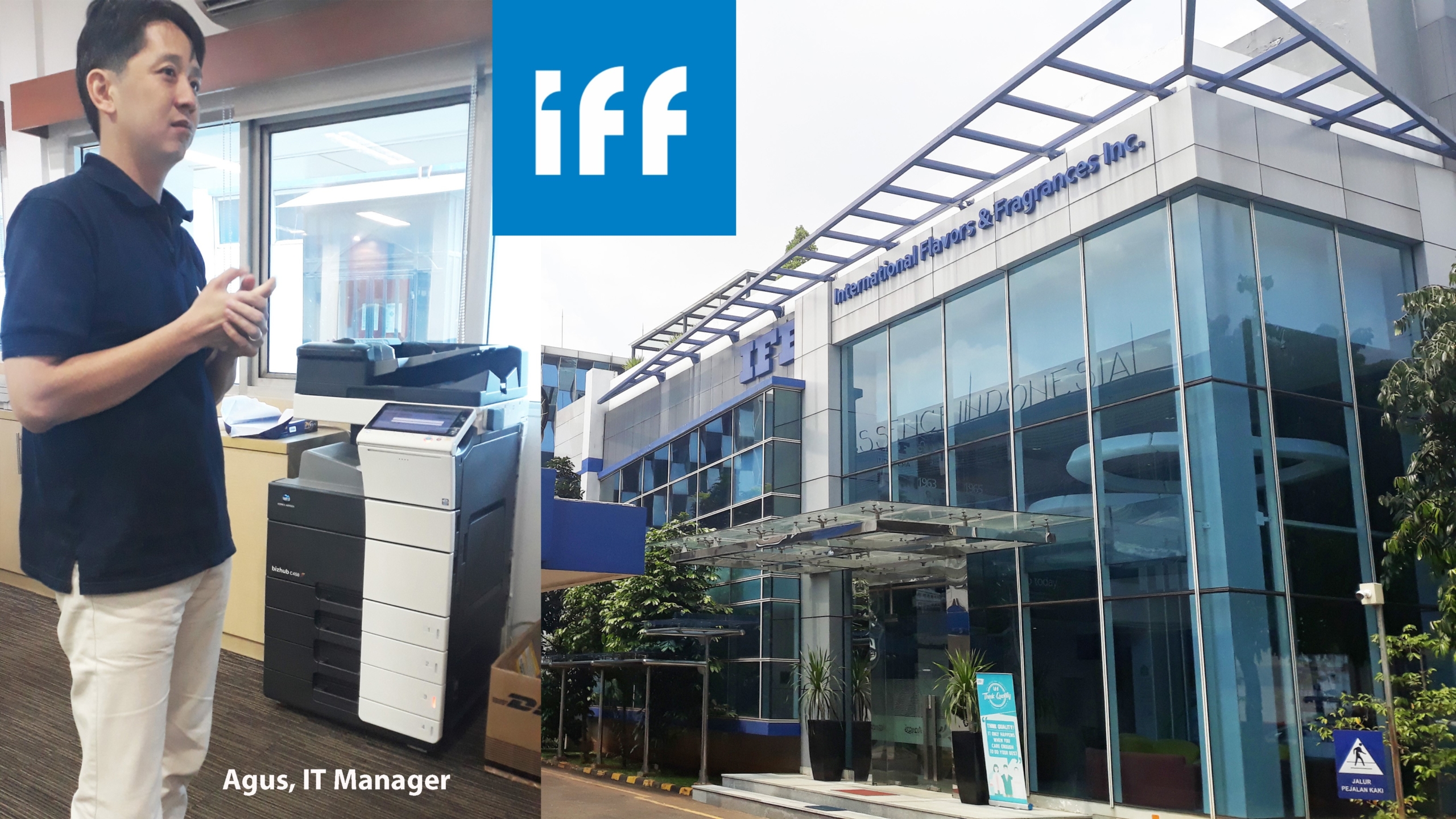 PT ESSENCE INDONESIA – IFF Puas Dengan Layanan Cetak dan Support Konica Minolta