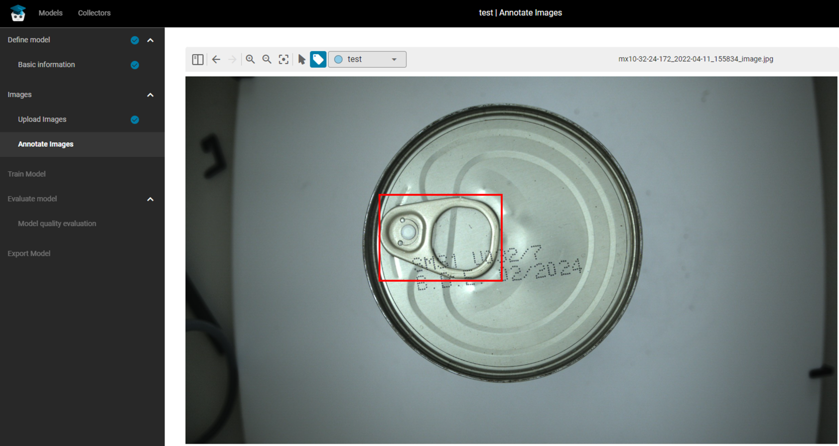 Forxai Visual Inspection Lable