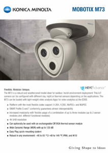 Mobotix M73 Brochure