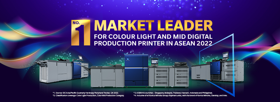 IDC Award Konica Minolta No 1 Market Leader for PP in ASEAN